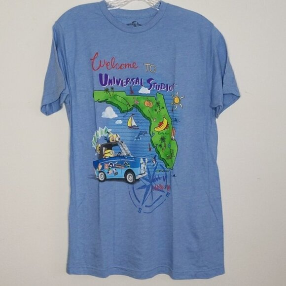 Universal Studios Florida Minions Graphic Vacation T Shirt - Picture 1 of 4